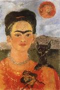 Frida Kahlo Portrait oil painting artist